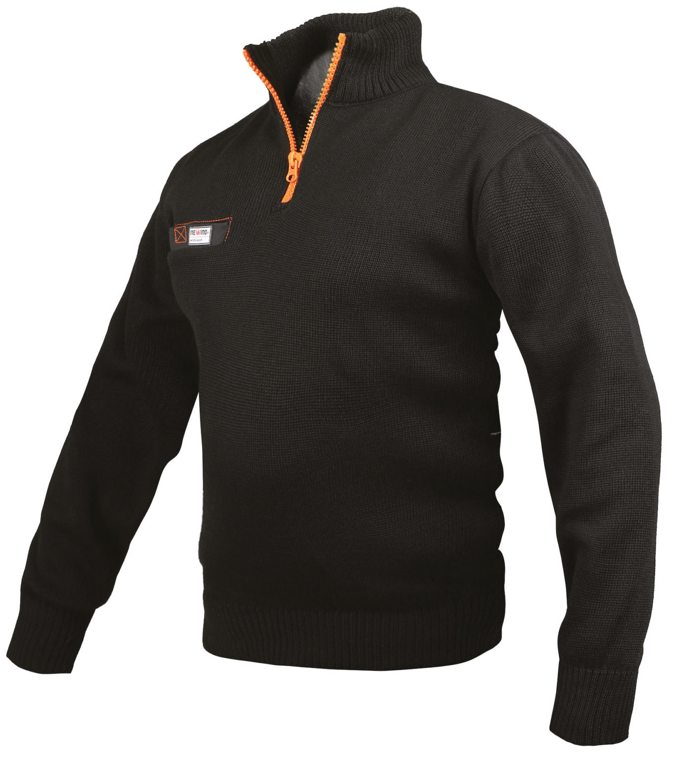 Schwarzer Trucker-pullover Mit Stop Rc-membran Größe T.xxl - Bonnemaille Strickwaren - Stop Rc 07pla 11 - T2xl