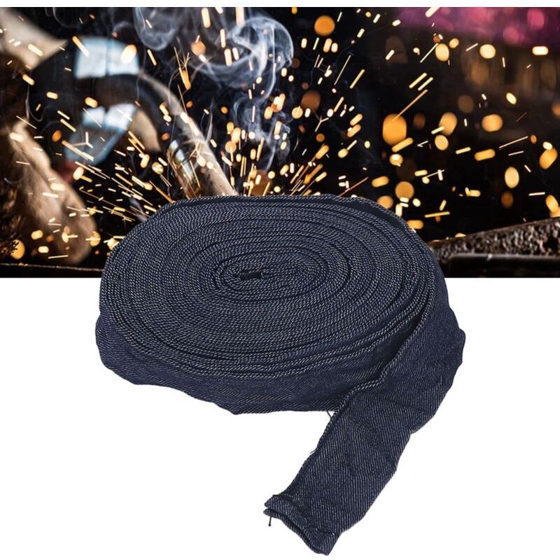 7,5 M Feuerhemmender Schweißbrennerschlauch – Verschleißfestes Nylon – Optimaler Kabelschutz