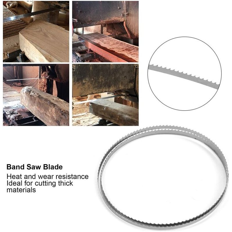 1400 Mm X 6,35 Mm Bandsägeblatt – Sk5 Federkohlenstoffstahl – 6 Zähne Pro Zoll Für Saubere Schnitte – Kompatibel Mit Bandsägen