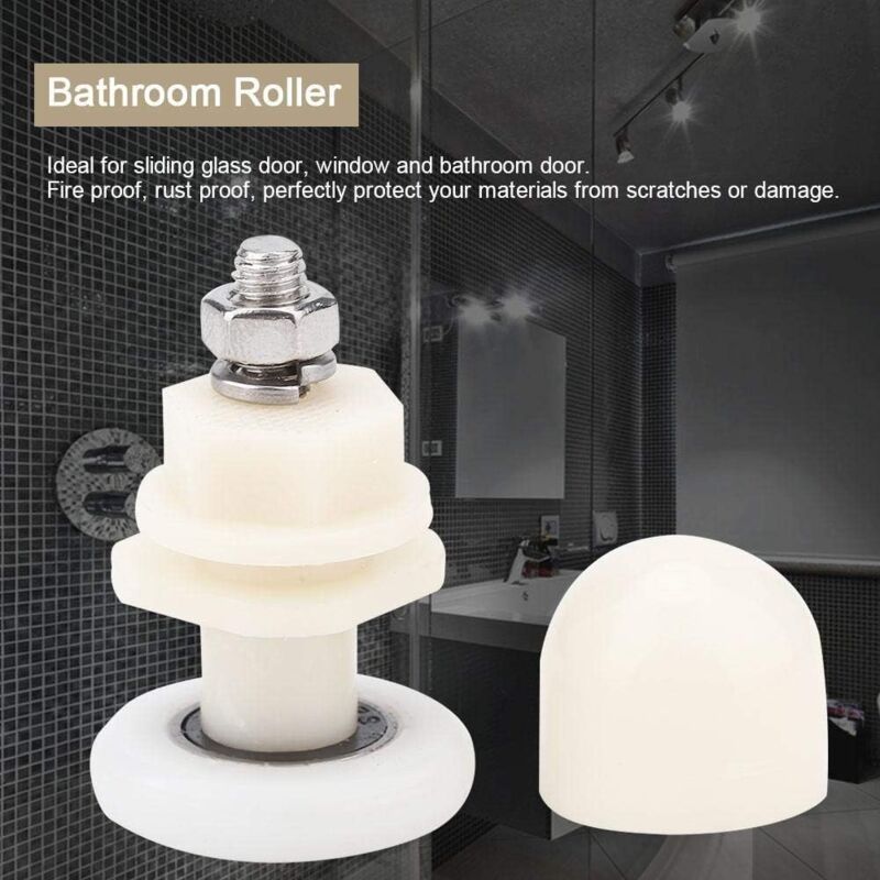 Duschkabinentürrolle – 25-mm-rolle Für 4–8 Mm Dicke Glastüren – Einfache Montage Mit Schraubendreher – Langlebiges Zubehör