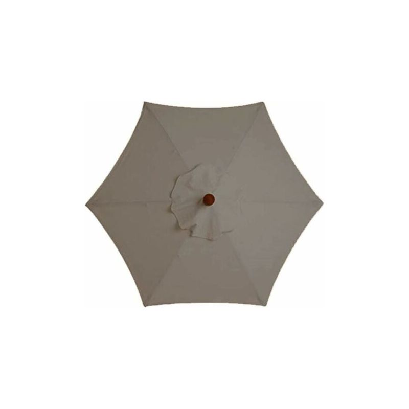 Ersatzdach Für Sonnenschirm - 6 Streben - 3 M - Wasserdicht - Uv-beständig - Ersatzstoff (3 M / 9,8 Ft, Khaki)