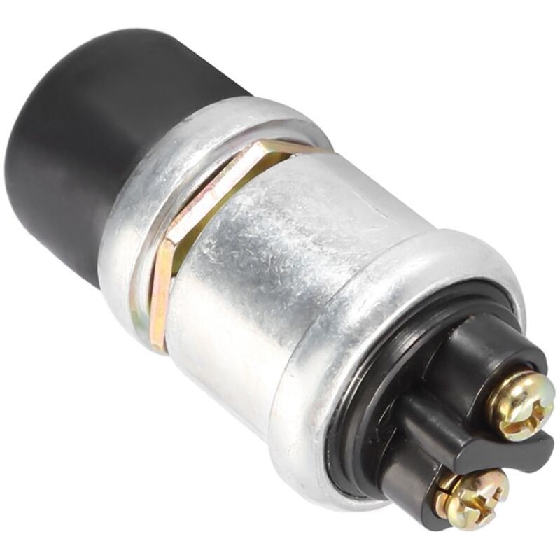 2-poliger, Wasserdichter 12v 20a Druckknopf-hupenschalter Für Auto, Boot, Fahrrad, Motorstart, Robuster Universal-lkw-hupenschalter + Schalter