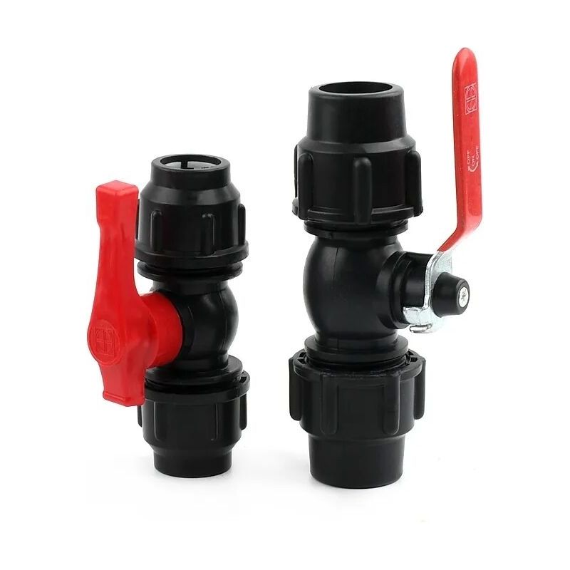 25-mm-schnellverbinder Für Bewässerungssysteme – T-stück Aus Pe-kunststoff – Für Wasserleitungen – Winkel- Und Gerade Rohre – Schwarz