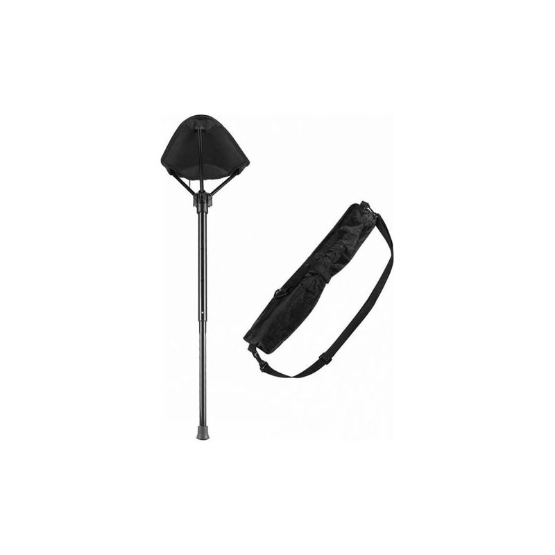 Leichter, Faltbarer Gartenhocker Mit Verstellbarer Höhe – Maximale Tragkraft 125 Kg – Inklusive Tragetasche – Ideal Zum Campen Und Angeln