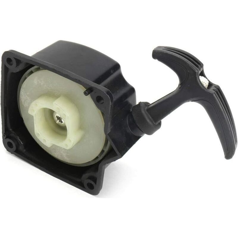 Seilzugstarter + 40-5 Zugplatte Für Freischneider, Rasenmäher, Gartenscheren Und Trimmer. Superma. Schwarz. 1 Stück. Lochabstand: 67 Mm.