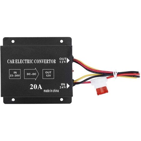 24v Dc Auf 12v Pkw/lkw Abwärtsspannungswandler 20a 240w