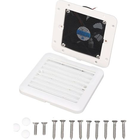 12-v-seitenlüftungsgitter Für Wohnmobile, 14 X 13 Cm Abluftgitter Für Wohnmobile, Wohnwagen, Anhänger, Boote Und Yachten