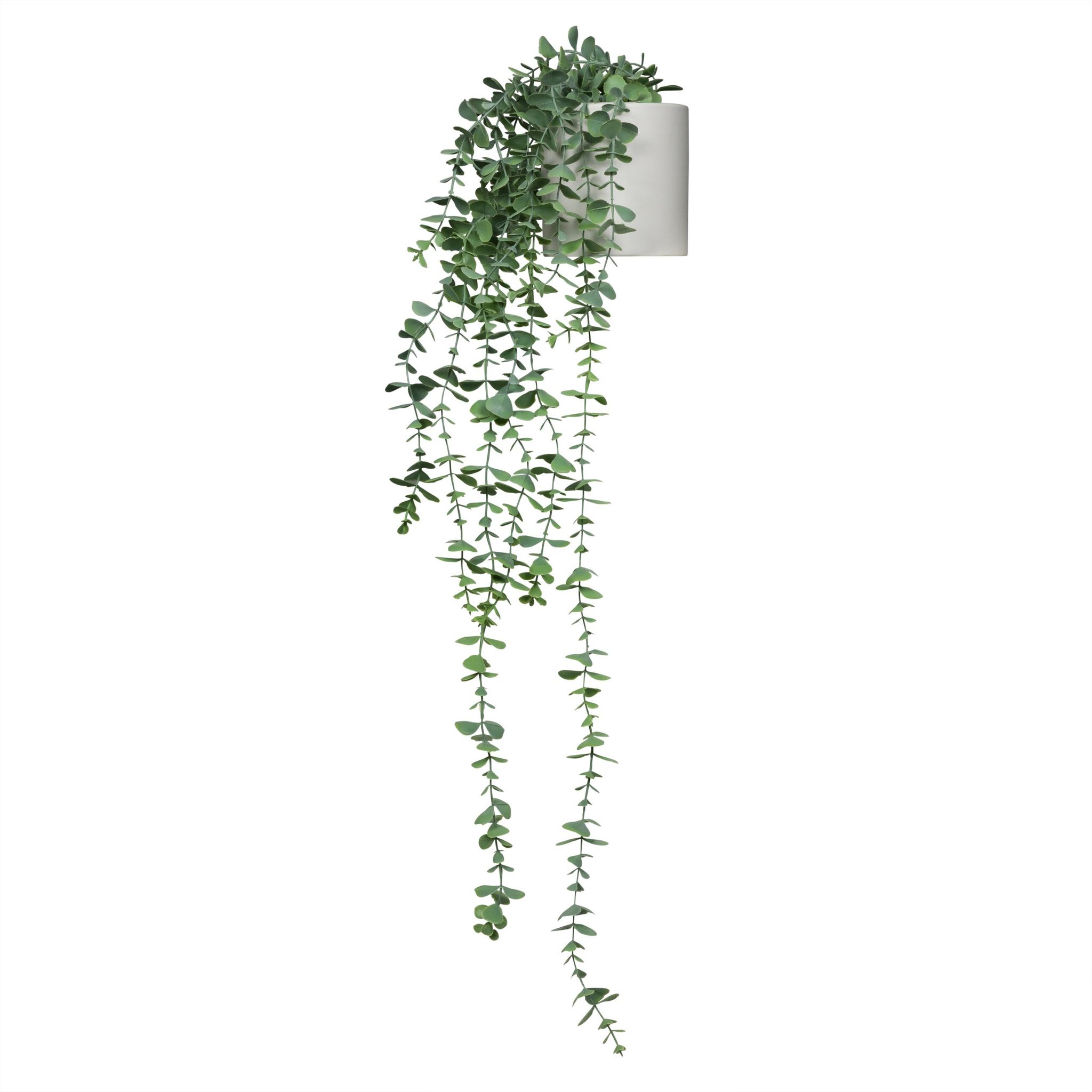Kunstpflanze / Hängepflanze Eucalyptus Climb 90 Cm Grün Hjh Office