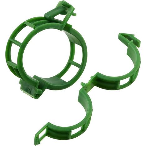 200 Tomatenclips Für Pflanzen, Kletterpflanzenclips, Kunststoff-gartenclips Für Gemüse, Pflanzen, Tomaten – Grün