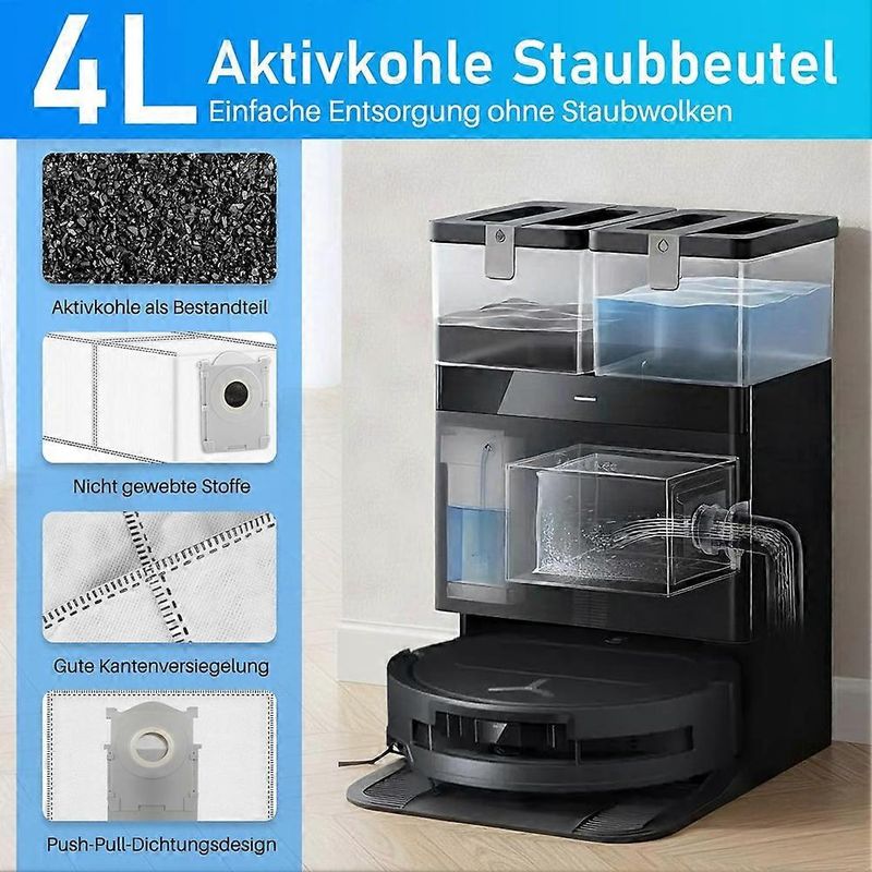Zubehör Für Den Ecovacs Deebot T50 Omni / T50 Pro Omni Saugroboter: Rotierende Bürsten, Reinigungstücher, Hepa-filter, Staubbeutel.