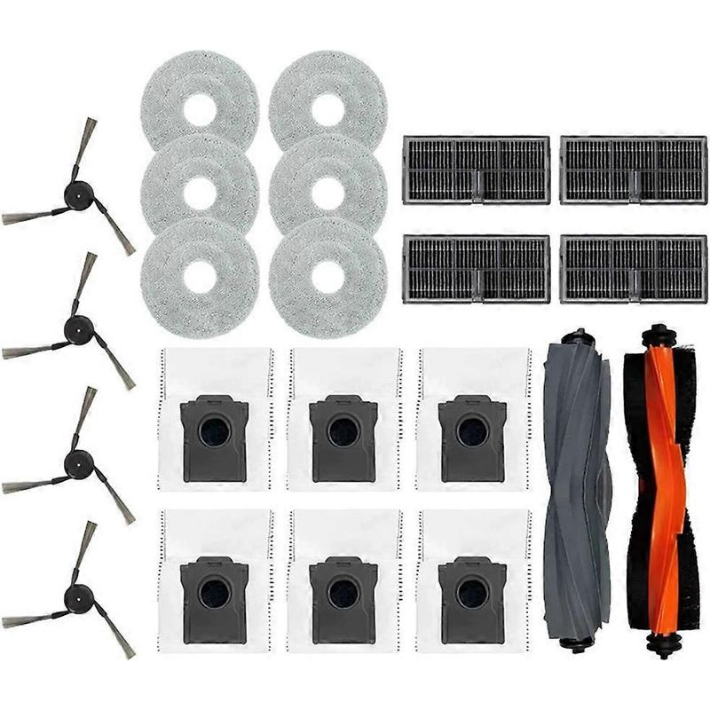 Ersatzteile Für Die Staubsauger Mova P50 Pro Ultra / Mova P10 Pro Ultra: Hauptbürste, Filter Und Staubbeutel.