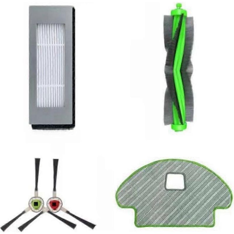 Ersatzteile Für Den Irobot Roomba Combo 110 113 R113840 R Saugroboter: Hauptseitenbürste, Hepa-filter Und Reinigungstuch.