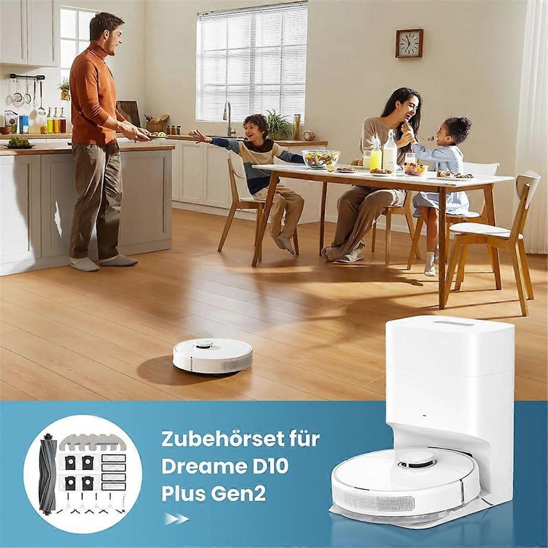 Dreame D10 Plus Gen 2 Zubehörset – Enthält Eine Hauptbürste, Einen Staubbeutel, Reinigungstücher, Einen Hepa-filter Und Einen