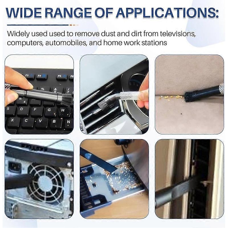 Staubsaugerbürsten- Und Zubehörset, Tastatur-fugenreinigungsaufsatz, Universelles Staubsaugerzubehörset, Kompatibel Mit Werkstattsaugern.