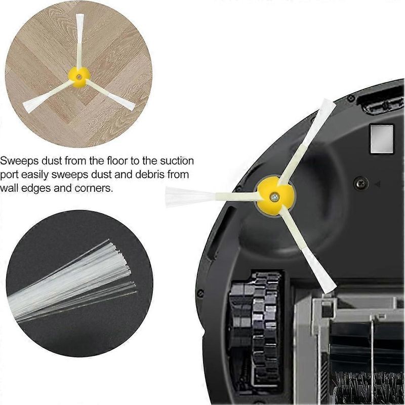 Ersatzteile Für Irobot Roomba Saugroboter Der Serien 600, 675, 690, 692, 694, 610 Und 670: Filter, Seitenbürsten