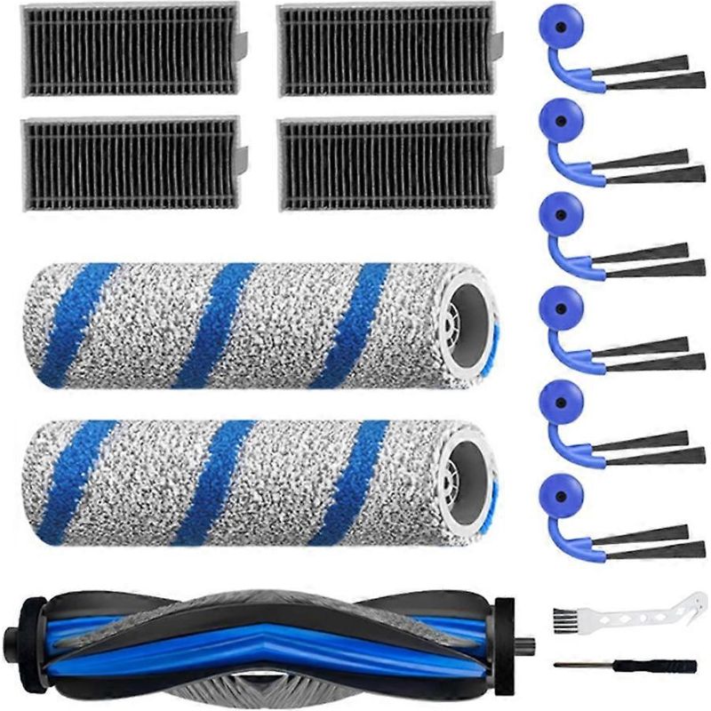 15 Ersatzteile Für Den Ecovacs Deebot X11 Pro Omni/x11 Pro/x11 Saugroboter: Hauptseitenbürste, Reinigungswalze Und Hepa-filter.
