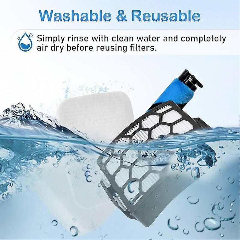 Ersatz-bürstenwalzenfilter Kompatibel Mit Shark Lift-away Adv Duoclean Powerfins La502, La502np, La500 Und La500wm Staubsaugern.