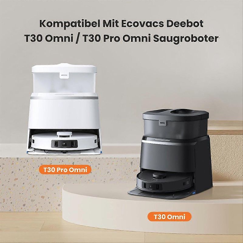 Ecovacs Deebot T30 Omni / T30 Pro Omni Roboter-staubsauger Zubehörset - Ersatzreinigungstücher.