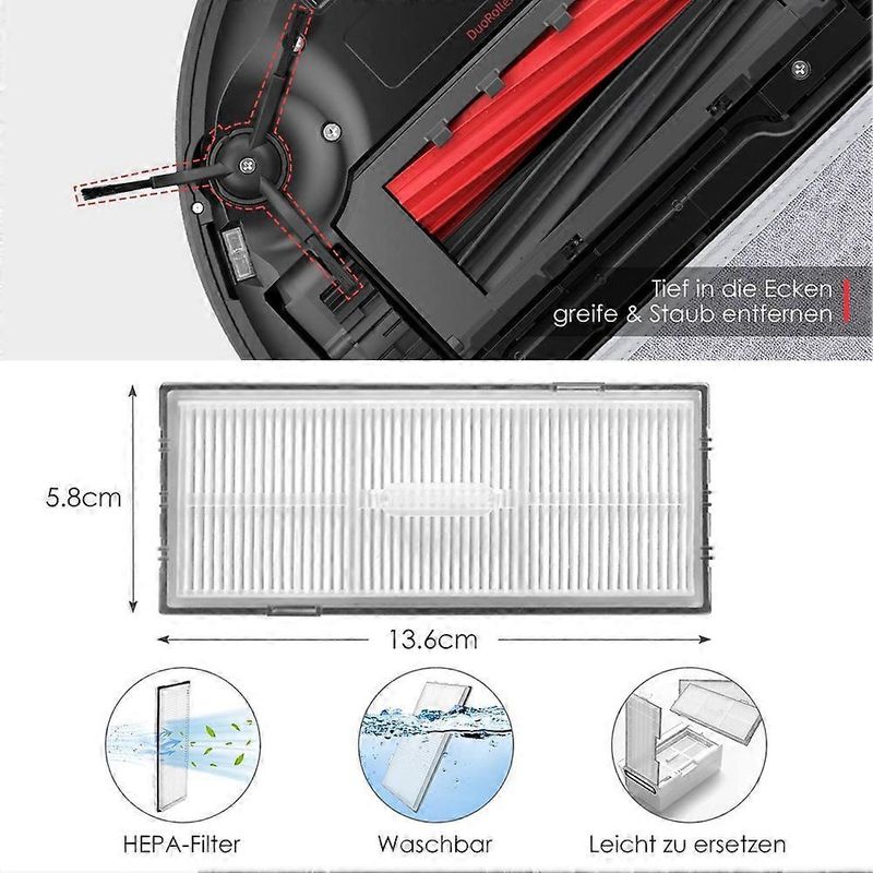 Roborock S8 Pro Ultra Zubehörset, Ersatzteile Für Saugroboter
