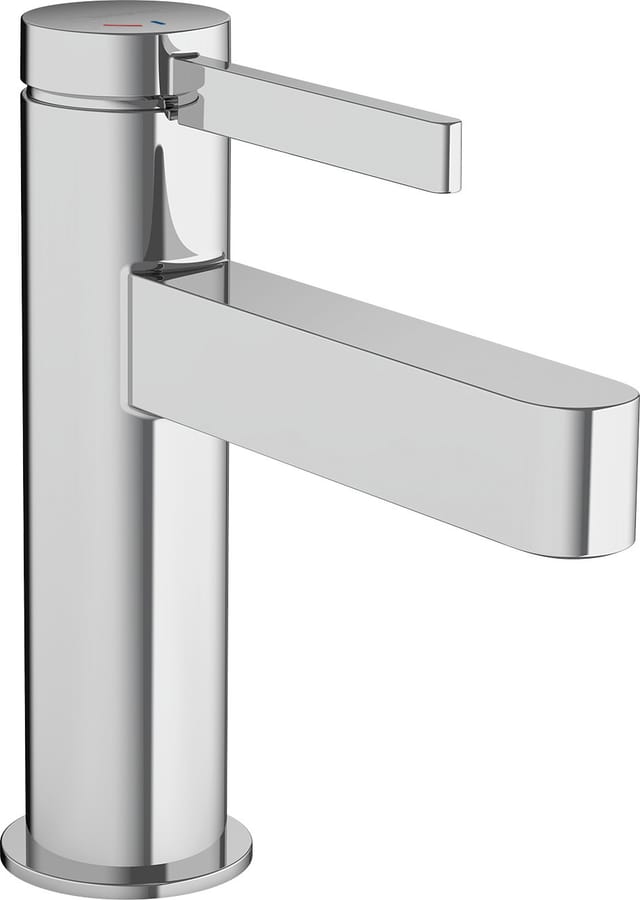 Hansgrohe Finoris - Waschtischmischer Mit Push-open-ablaufgarnitur, Ecosmart, Coolstart, Chrom 76012000