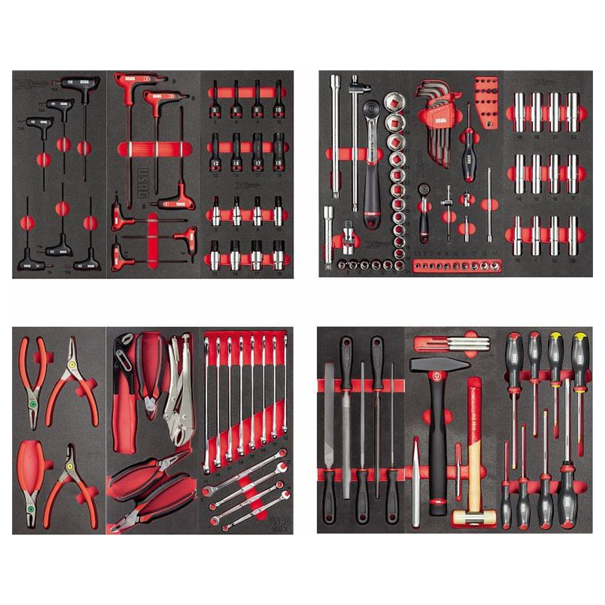 X-grip Sortiment Usag 495 Mxg Wartung 144 Stück