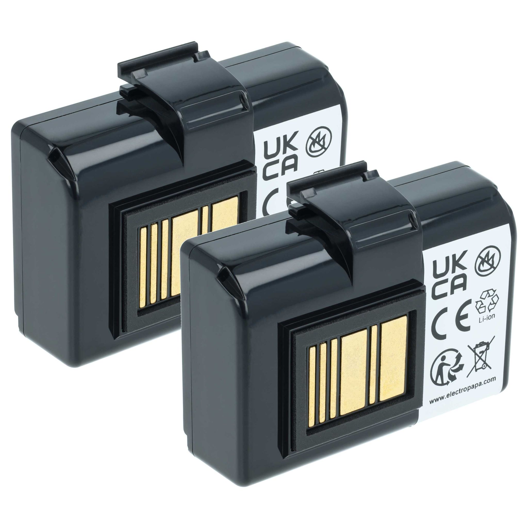 Vhbw 2x Akku Kompatibel Mit Zebra Zq610, Zq610hc, Zq620, Zq521 Rfid, Zq620hc Drucker Kopierer Scanner Etiketten-drucker (3400 Mah, 7,4 V, Li-ion)