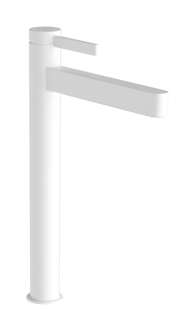 Hansgrohe Finoris - Waschtischmischer, Mit Push-open-ablaufgarnitur, Coolstart, Ecosmart, Weiß Matt 76072700