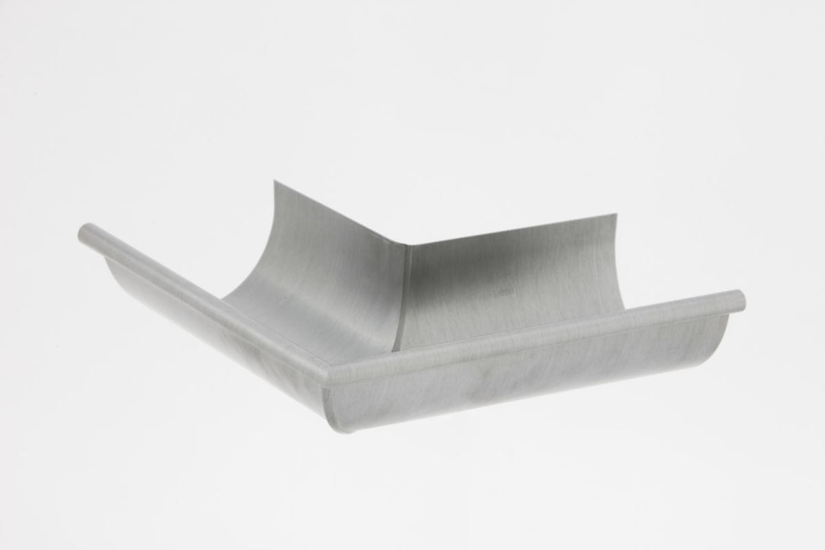 Halbrunde Außenecke 1/2 Rund 25 Ohne Klemme Naturverzinkt - Vmzinc - 220030914