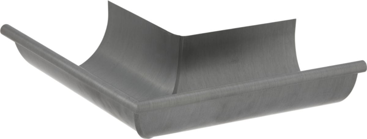 Halbrunde Außenecke 25 Ohne Klammer Quartz Zinc - Vmzinc - 220030915