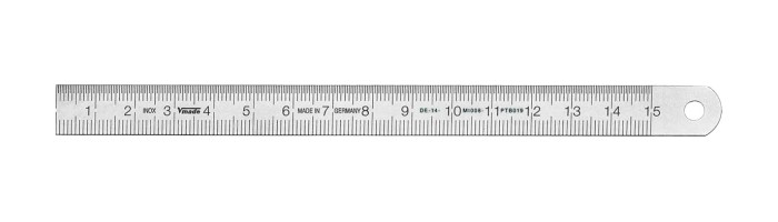 Vogel 3000 Mm Din 2768 Flexibles Lineal Mit 18x0,5 Mm Teilung Und Hoher Präzision.