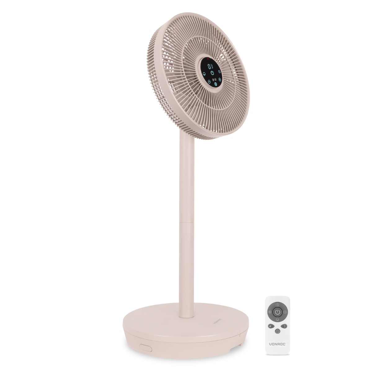 Vonroc Breeze Akku-ventilator – 24 Stufen – 3 Modi – 120° Oszillation – 44 Db