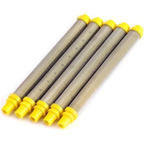 100 Mesh Éléments De Filtre À Pistolet À Pulvériser Airless, Pour Pistolet De Pulvérisation De Peinture Sans Air, 5 Pièces