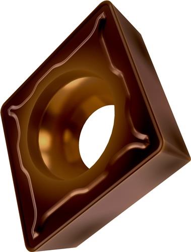 Drehwendeschneidplatte Iso Ccmt 120408e-fm2:t8430 D.5,5mm Pvd Beschichtet
