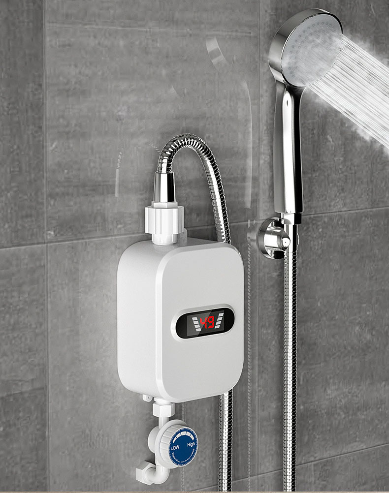 Elektrischer Durchlauferhitzer, Mini-warmwasserbereiter, Mini-schnelldurchlauferhitzer, 3500 W, 220 V, Für Küche, Badezimmer, Dusche