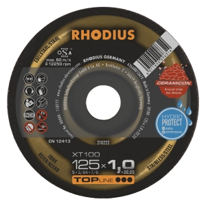 Rhodius Xt100 Metall Trennscheibe Ø125 Mm - 1 Mm - 22.23 Mm