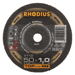 Rhodius Xt10 Trennscheibe Ø50 Mm - 1 Mm - 6 Mm Mini-gerade