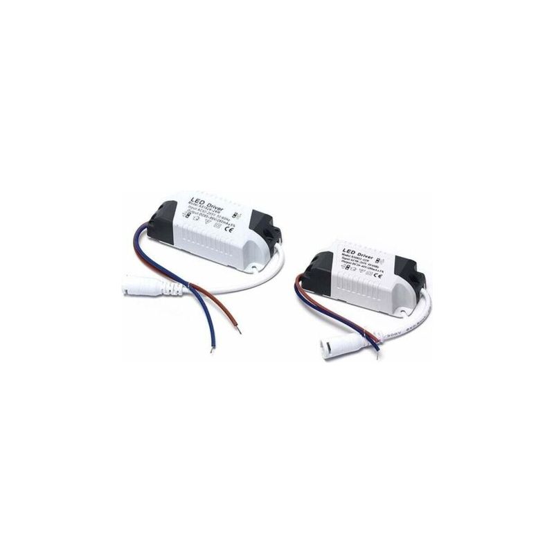 2 Stück Led-treiber, 8-12w Transformator Für Led-deckenleuchten, Led-panel-netzteil, Dc-anschluss Für Led-deckenleuchten (8-12w)