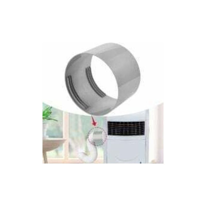 Flachmundadapter Für Abluftschläuche Von Fensterklimaanlagen, Geeignet Für 150 Mm / 5,9" Abluftschläuche Von Tragbaren Klimageräten Und Wäschetrocknern, Absolut Luftdicht.