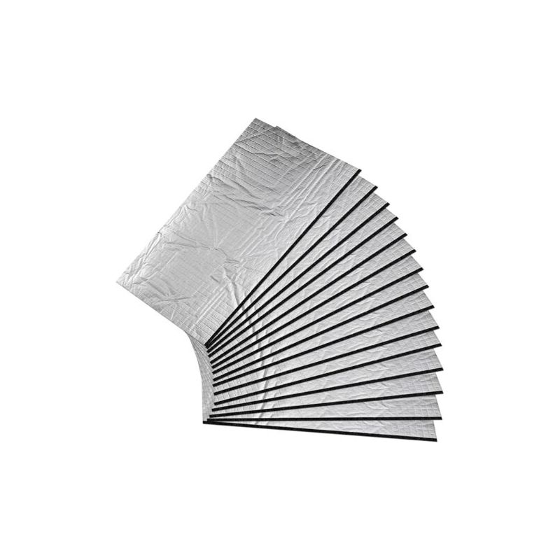 15 Blatt Selbstklebende Aluminium-butyl-dämmmatte, 5 Mm Dick, Selbstklebende Schalldämmung, Selbstklebende Auto-schalldämmung Zum Schutz Vor Lärm.