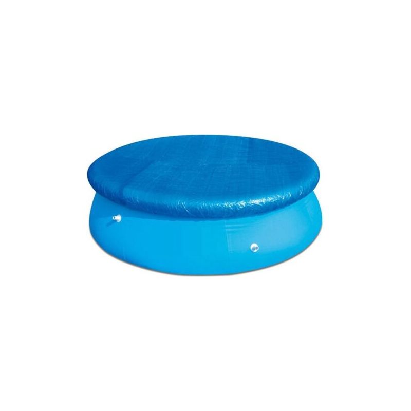 Runde, Wasserdichte Poolabdeckung Mit Befestigungsseilen, Staubdicht Und Einfach Zu Montieren Für Aufblasbare Pools – Blau – 183 Cm