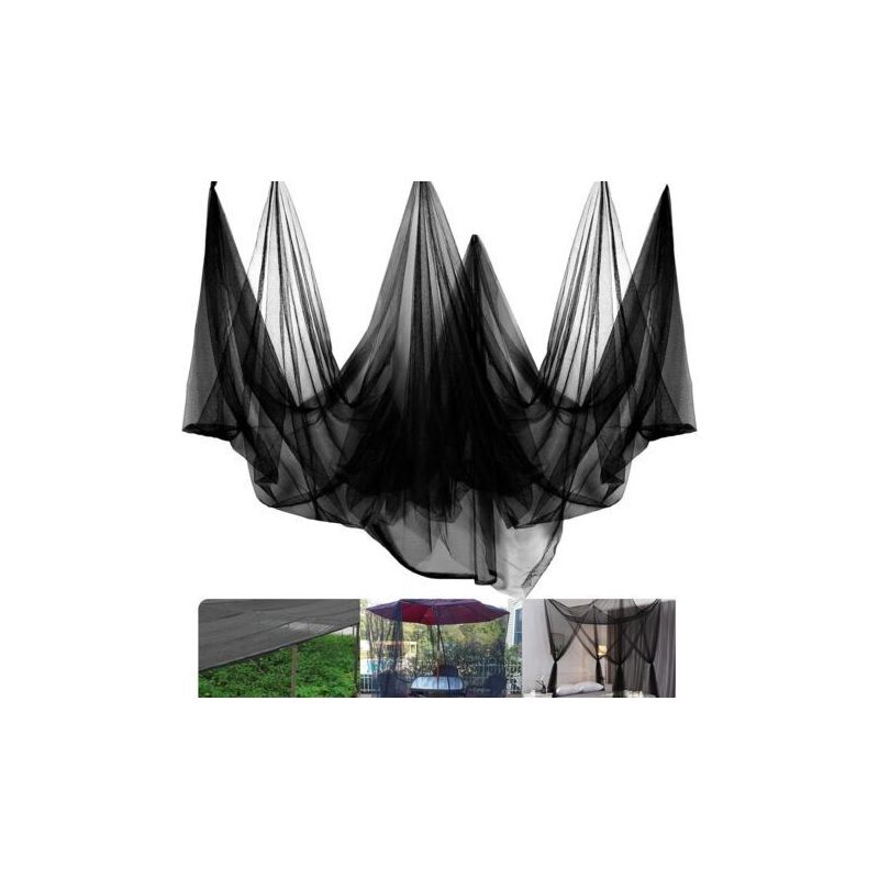 3 X 10 M Insekten- Und Vogelschutznetz, Schwarz, Ideal Für Pflanzen, Gemüsegärten, Gewächshäuser, Gärten