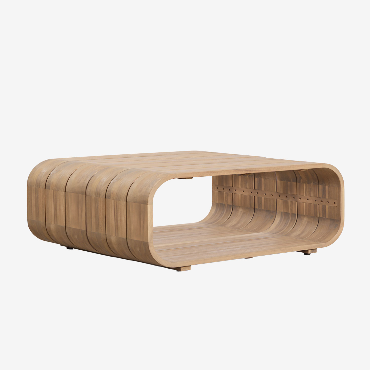 Sklum Rechteckiger Gartentisch 140x75 Cm Aus Akazienholz Brivori Helles Akazienbraun