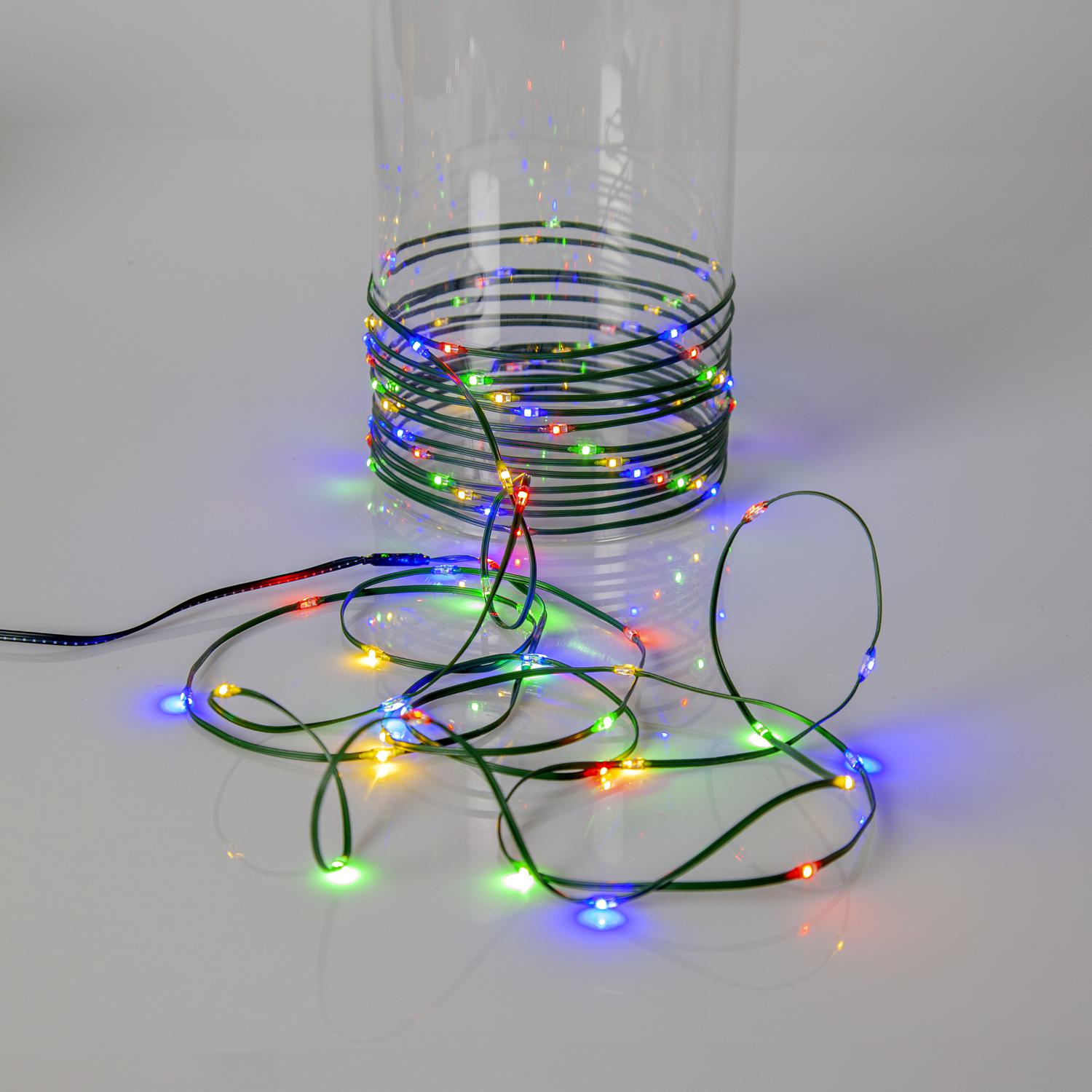 Led Baum-lichterkette Dew Drop Micro 160 Bunte Leds 200cm