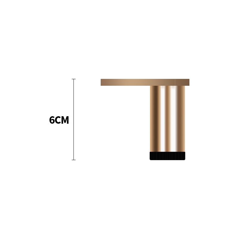 Taishengda 6 Cm Höhenverstellbare Aluminiumfüße Für Küchen- Und Badezimmermöbel, 4er-pack