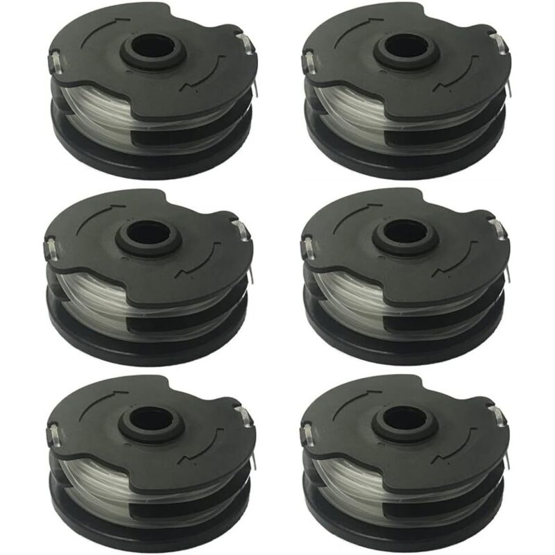 1,4 Mm Nylon-fadenspule Für Parkside Prta 20-li Rasentrimmer – 6er-pack (2 X 5 M) – Kompatibel Mit Prta 20-li A1/b2/c3