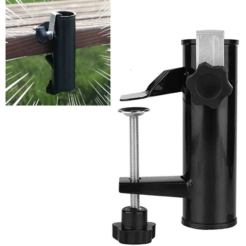 Supporto Per Ombrellone Da Balcone, Supporto Per Ombrellone, Morsetto Per Ombrellone Da Balcone, Supporto Da Tavolo Per Ombrellone, Accessori, Fissaggio Per Balcone, Terrazzo O Tavolo - Ombrelloni Da