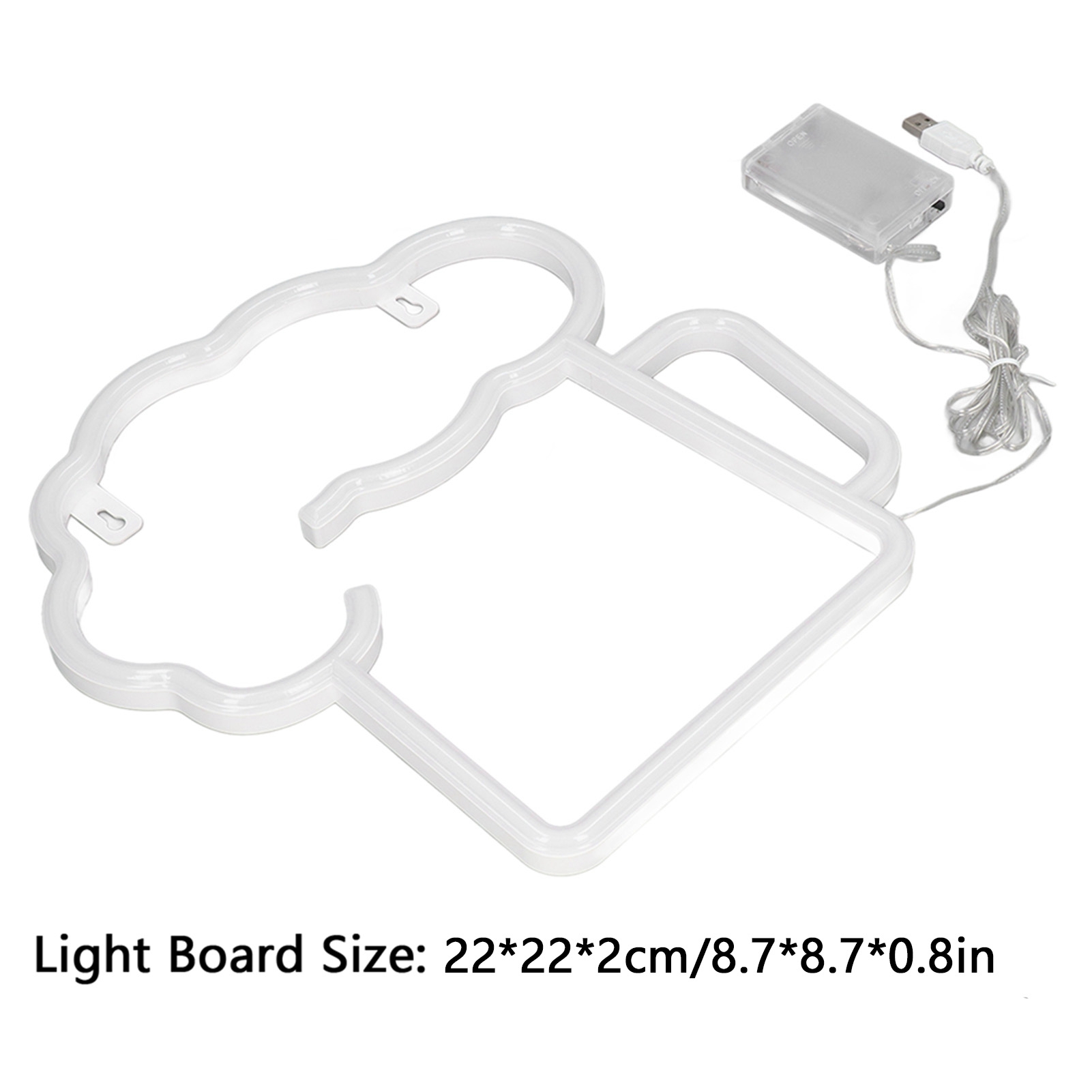 Neon-bierschilder, Gelb, Weiß, Batteriebetrieben, Usb-betrieben, Ip45, Wasserdicht, Einfach Aufzuhängen, Barschild Für Wanddekoration