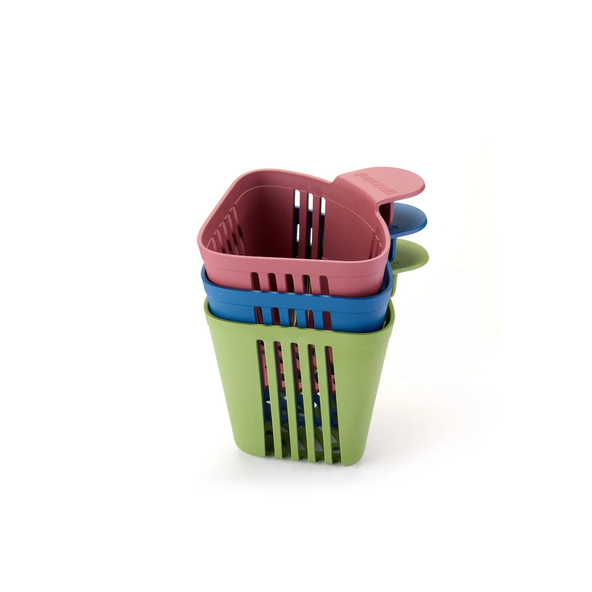 Set Mit 3 Stapelbaren Kochkörben Für Pasta Und Gemüse, 14,8x14,6xh10,5 Cm, Multicolor