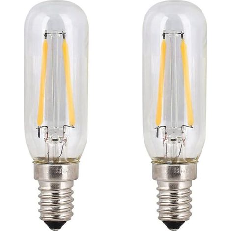 2er-pack 4w Ses Led-dunstabzugshaubenlampen, E14-fassung, Kaltweiß 6000k, T25, Entspricht 40w Glühlampe, Ersatz Für Glühlampe, Kleiner Edison-schraubsockel, Nicht Dimmbar Für Dunstabzugshauben.