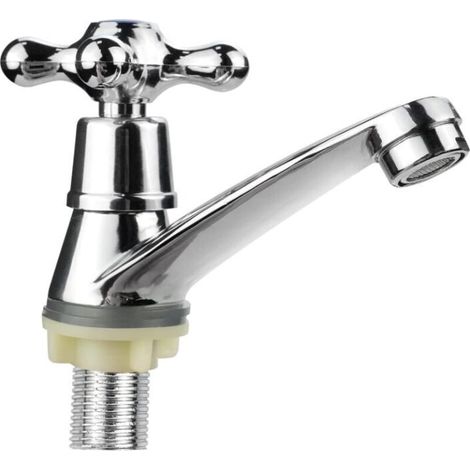 Badarmatur, Küchenarmatur Für Kaltwasser, Moderne Einhebel-küchen- Und Badarmatur, Kreuzgriff-design, G1/2